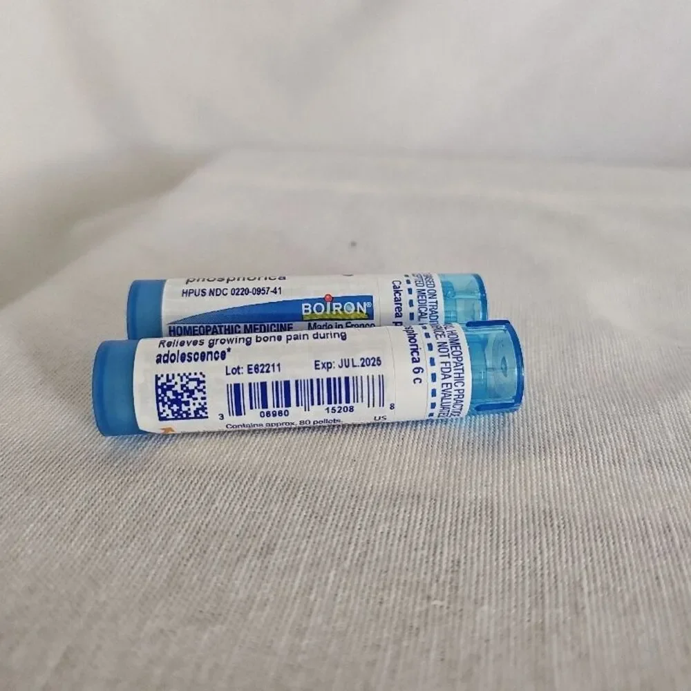 Boiron Calcarea Phosphorica 6C Homeopathic Growing Bone Pain full‎ size x 2